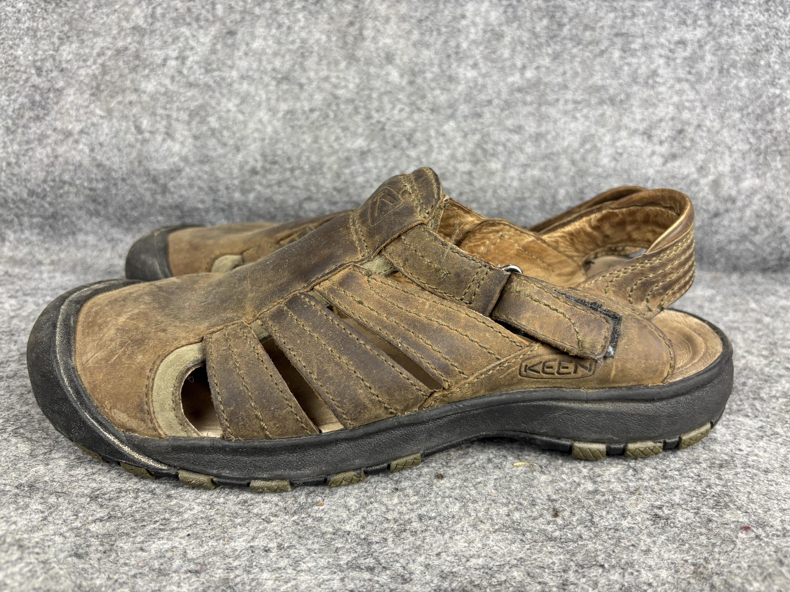 Keen Shoes sandali da pescatore in pelle marrone da uomo taglia 11 KEEN.CUSH outdoor escursionismo