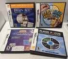 Brain Educational Nintendo DS Games Brain Age Puzzles Eye Health