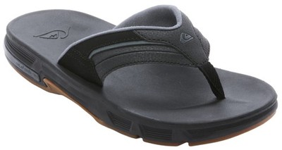 Quiksilver Makua Delux Men's Sandal - Black - New