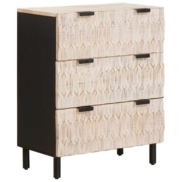 Sideboard 60 X 33 X 75 Cm Massivholz Mango-image