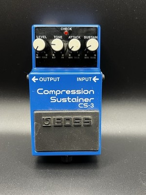 Boss CS-3 Analog Compression Sustainer Pedal for Electric Guitar