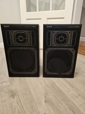 Vintage Sony SS-A5 2 Way Bookshelf Speakers Tested Working