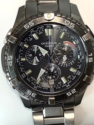 CASIO Oceanus Cachalot OCW-P500TDJ-1A1JF Titanium Radio Solar Chrono Men's