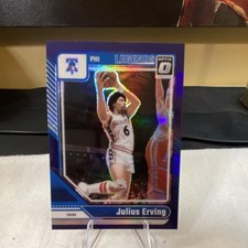 Panini 2024-25 Donruss Optic Legends Julius Erving Prizm #232 76ers NBA Card
