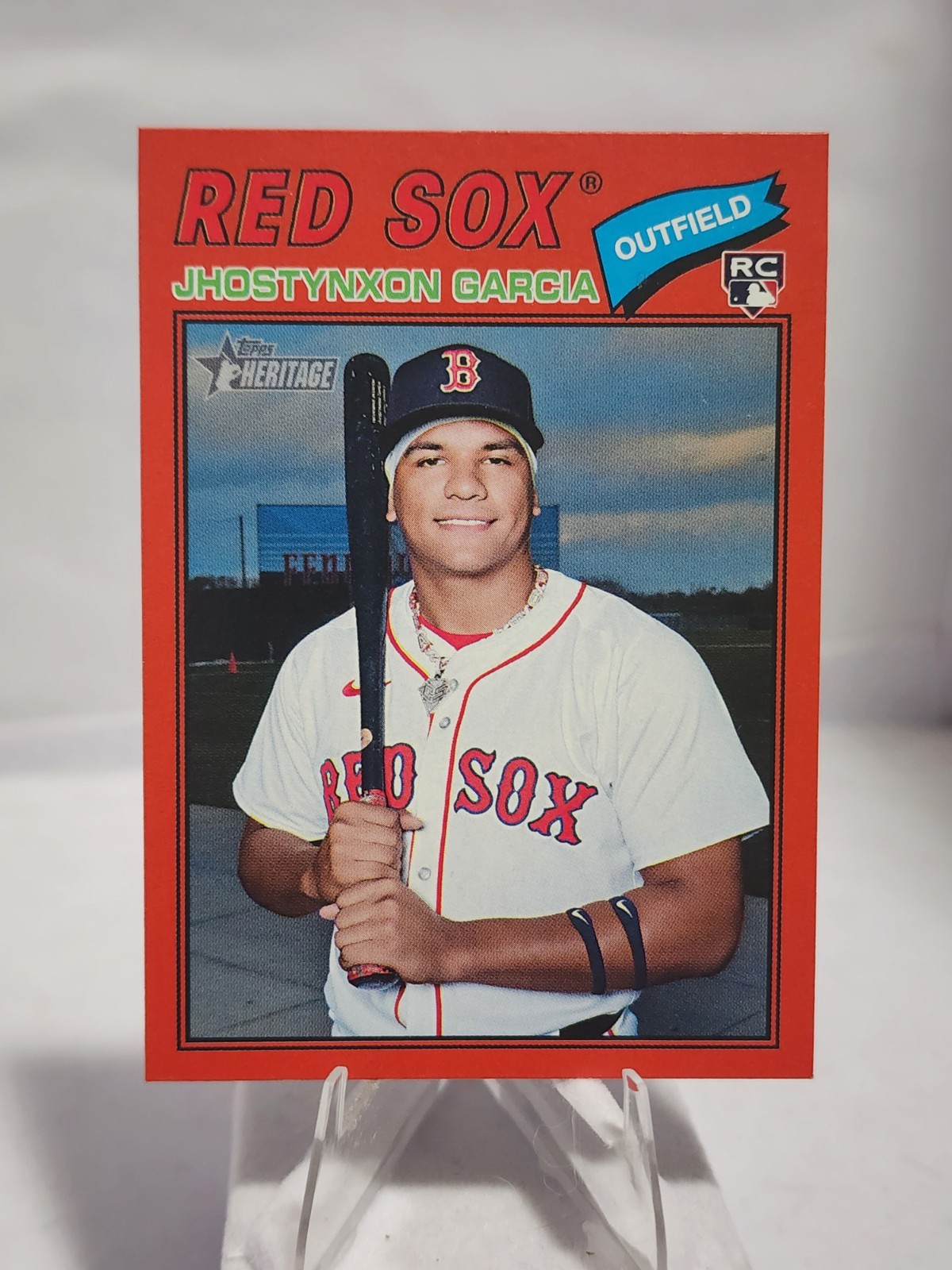 2026 Topps Heritage Jhostynxon Garcia - Red Border - RCl #112