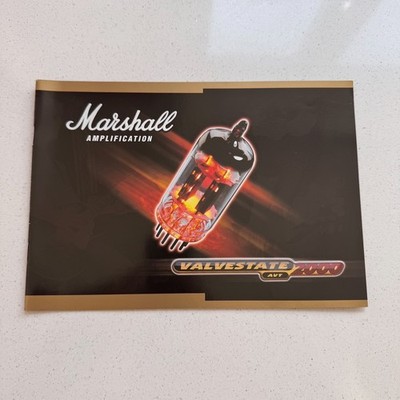 Vintage Marshall Verstärker Valvestate AVT2000 Handbuch Handbuch Gitarre NOS