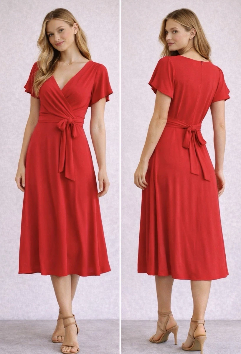 chinese dress ladies Heath Puff Sleeve Plus Midi Dress main image 1