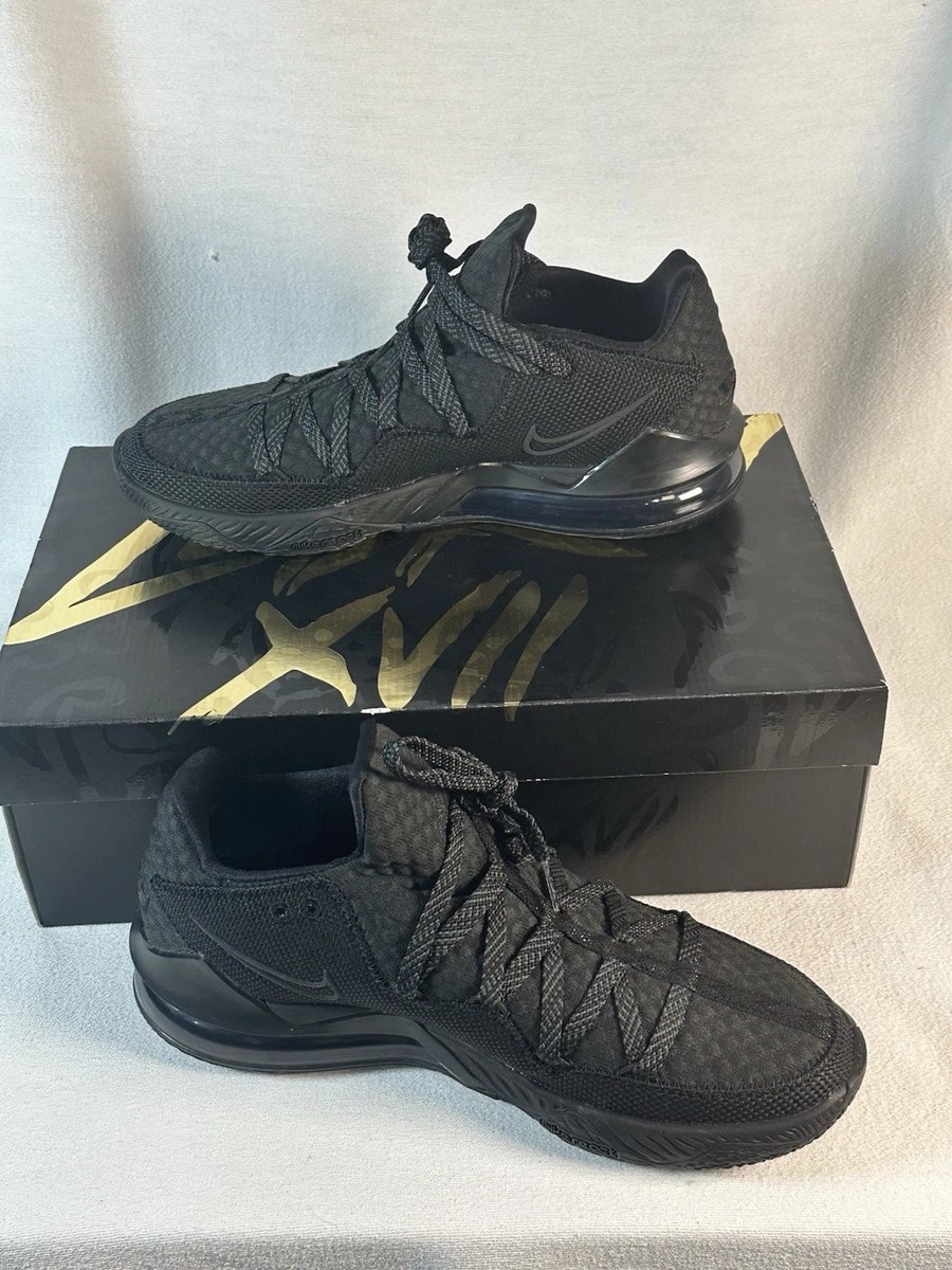Nike LeBron 17 Low Triple Black for Sale | Authenticity Guaranteed