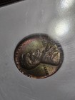 *See VIDEO* Monster Toner 1957 Lincoln Wheat Cent NGC MS65 - Vibrant Toning — photo 8