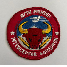 USAF Patch, Aufnäher, 87th Fighter-Interceptor Squadron, F-102, F-106, F-101