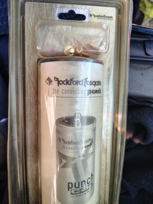 NOS Rockford Fosgate Connecting Punch 1 Farad Capacitor - Sealed