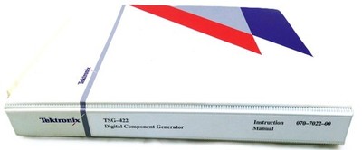 Tektronix TSG-422 Service Manual Schaltplan Original Serviceunterlagen Broadcast