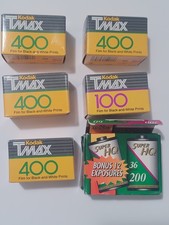 6 Kodak TMAX 400 100 35mm FUJIFILM Super HQ 200 Film Black White Prints Expi