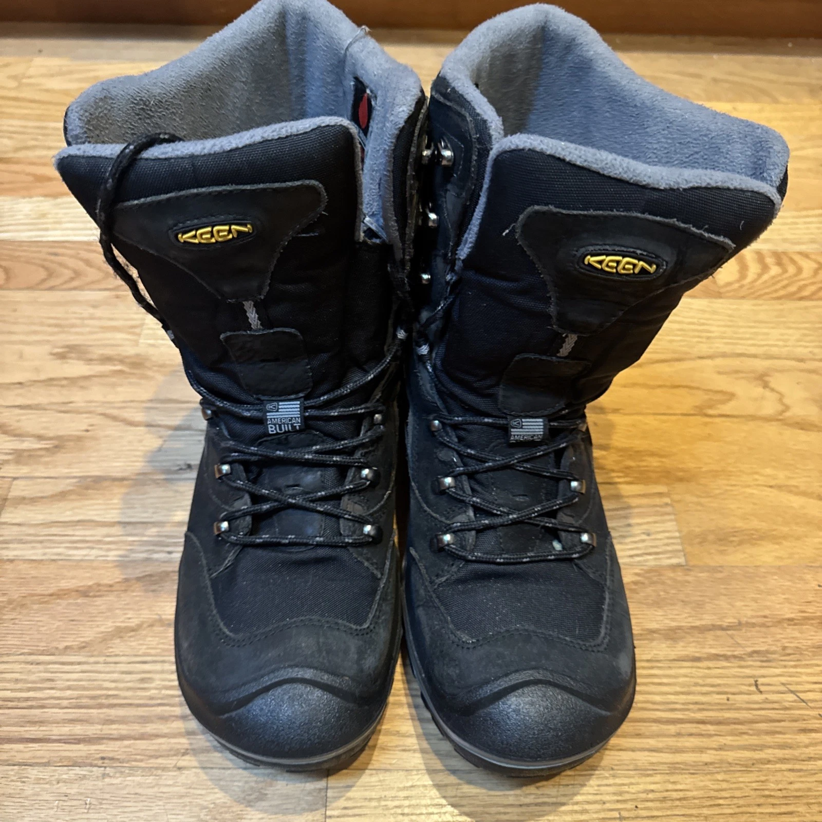 Keen Mens Durand Polar Winter Boots 400gram Men’s 12 Black/Gargoyle -40F EXC.