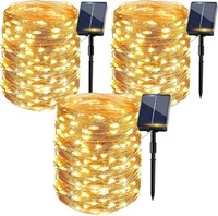 Solar Lichterkette AußEn 15M 150 Warmweiß Leds 8 Modi IP65 Wasserdicht Deko