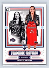 Georgia Amoore 2025 Donruss WNBA Franchise Features RC Washington Mystics #20