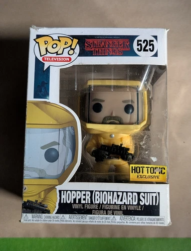 Funko Pop! Vinyl Stranger Things Hopper Biohazard Suit Hot Topic Exclusive #525