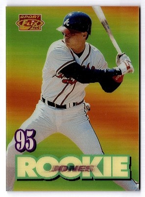 1995 Sportflix - Rookie Chipper Jones #162 - Atlanta Braves RYC