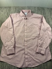 Brooks Brothers Dress Shirt Mens 18-35 Pink Check Regent Non Iron Supima Stretch
