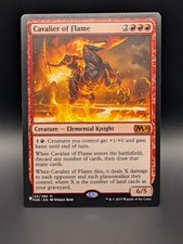 MTG - Cavalier of Flame - Creature (Elemental Knight) - LIST M20 #125 - Mythic