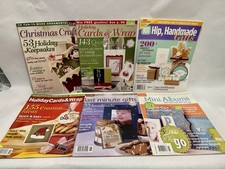 Lot of Six Craft Scrapbooking Gift Magazines