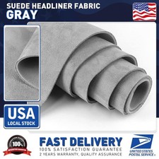 60" x 60" Headliner Fabric Foam Backed Suede Match Car Roof Liner Sag Upholstery