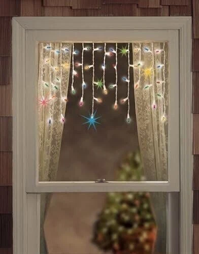 Christmas LED Twinkle Window Icicle Lights - 3 Feet (0.91 m) - 8 of 50 Lights... - Image 2 of 3