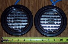 2ea Dialight 4 Round Led Back-up Lights 12v W Grommetstruck Trailer Van Bus