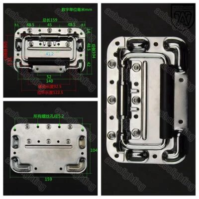 AOBOLIGHTING stage lighting Flight Case Handle sound Audio performance Flightcase acessories