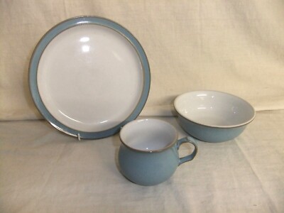 Denby - Colonial Blue - Vintage Geschirrspüler & mikrowellensichere Keramik - 3A3A