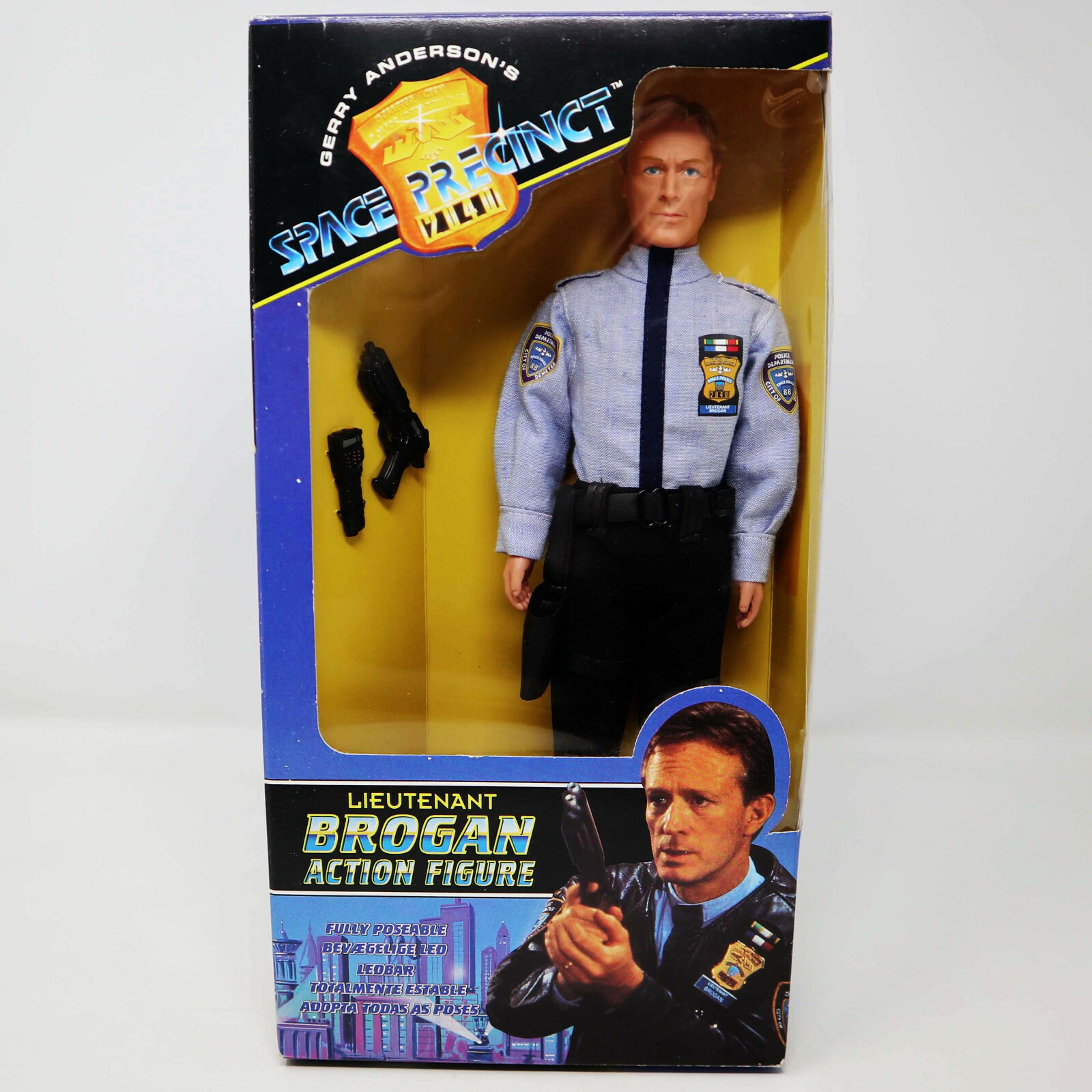 VINTAGE 1994 90s VIVID IMAGINATION SPACE PRECINCT LIEUTENANT BROGAN FIGURE BOXED