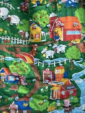 VGT Beautiful Baby Crib Throw Blanket An males Theme Multicolors Pigs, Giraffe