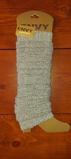 New With Tags Envy Ladies Leg Warmers Gray Acrylic One-Size Fits All