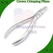 Primary Crown Crimping Plier Dental Orthodontics Instrument German Grade