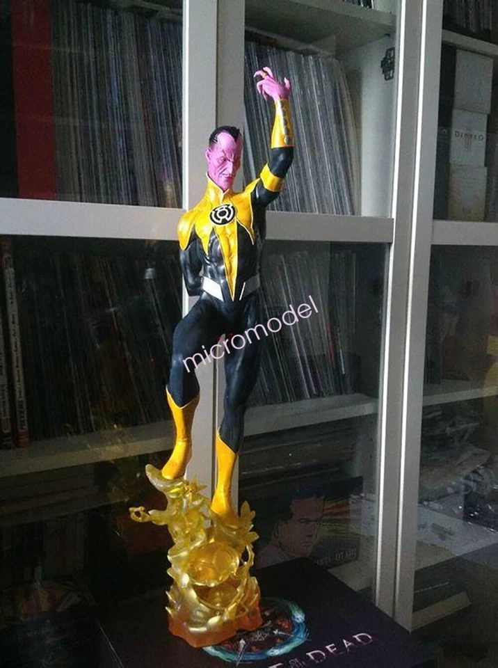 Figura Estatua Sideshow Collectibles 300217 Linterna Verde Sinestro Formato Premium Foto 3 de 4