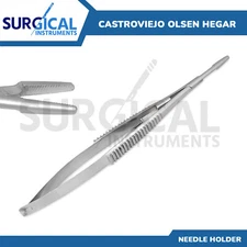 Castroviejo Olsen Hegar Needle Holder 5.5" Surgical Dental Veterinary German Gr