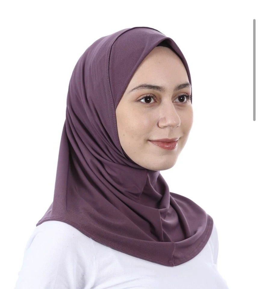 Hijab Fertig Kopftuch 1-teilig 23-Farben Bonnet Bone Amira Niqap Praktisch Islam - Bild 2 von 4