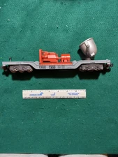 AMERICAN FLYER #946 ERIE FLAT CAR #721O WITH SPOT LIGHT