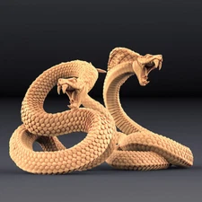 Giant Snake Miniature | D&D DnD | 