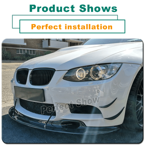 Carbon Front Stoßstange Frontlippe Spoilerlippe für BMW 3er E90 E92 E93 M3 08-13 - Bild 5 von 13