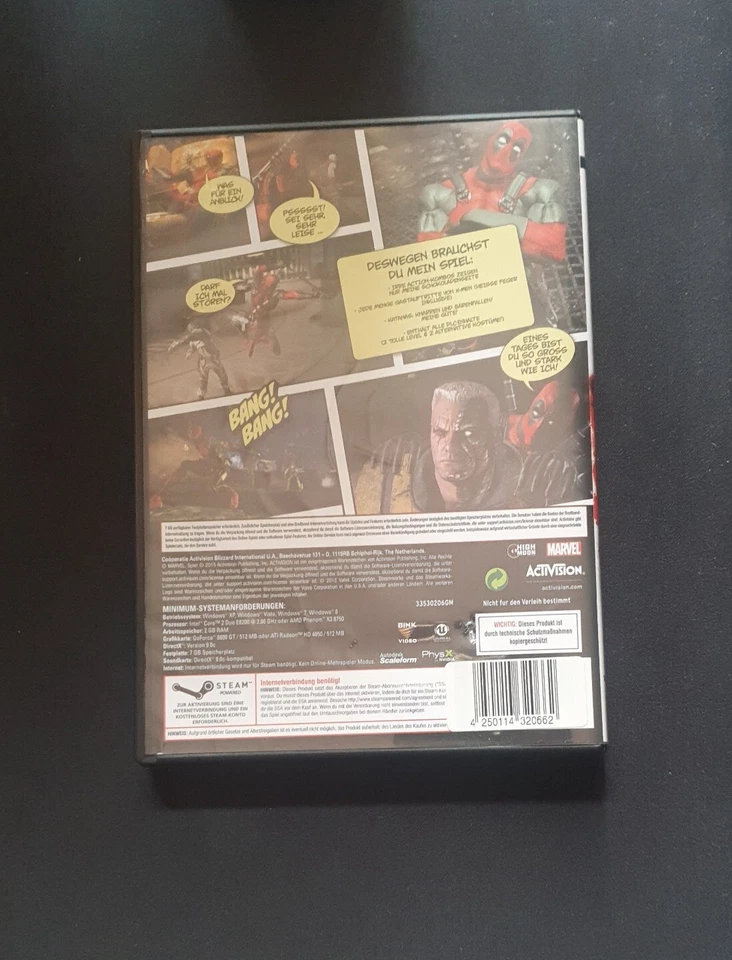 Deadpool PC DVD ROM Game (2013) Activision RARE ✨️ STEAM KEY USED! - Image 2 of 3