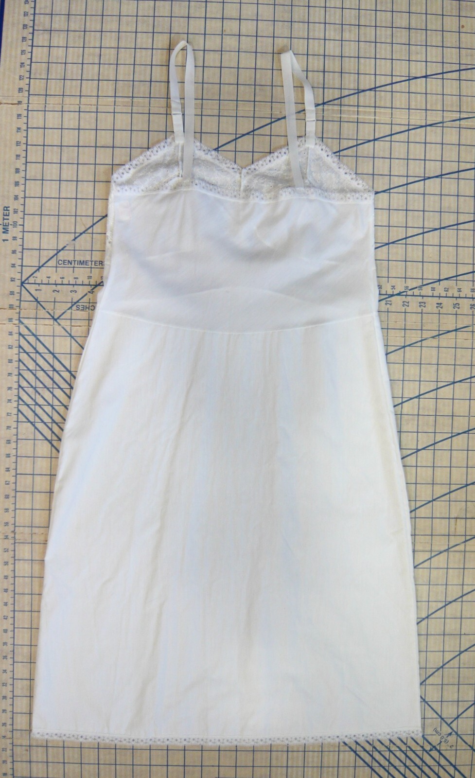 SEARS ROEBUCK vintage early 60s white cotton SLIP… - image 4