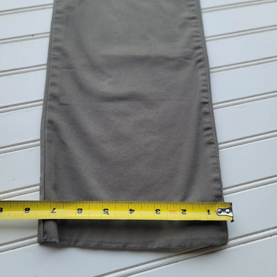 Merona Womens Charcoal Cotton Gray Casual Pants 30x28 Mid Rise Size 2 - Image 2 of 4