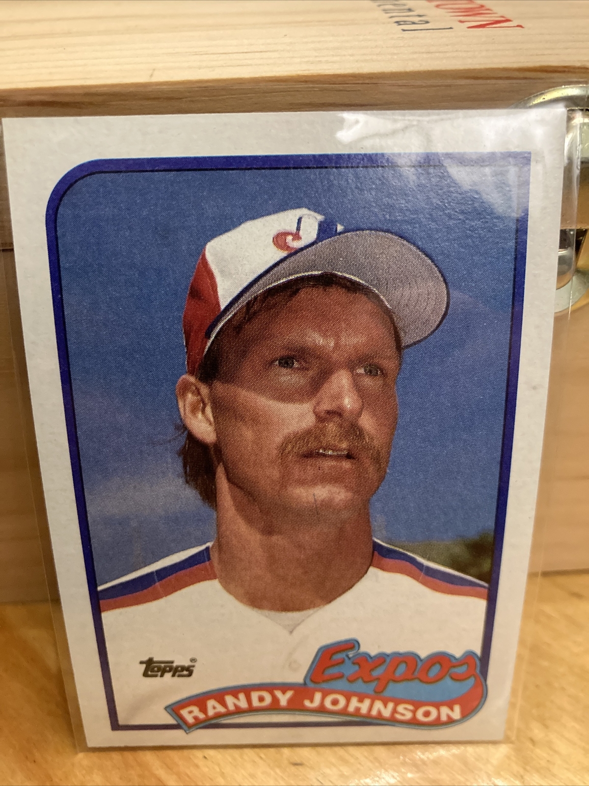 1989 Topps Randy Johnson Montreal Expos #647 Baseball Card