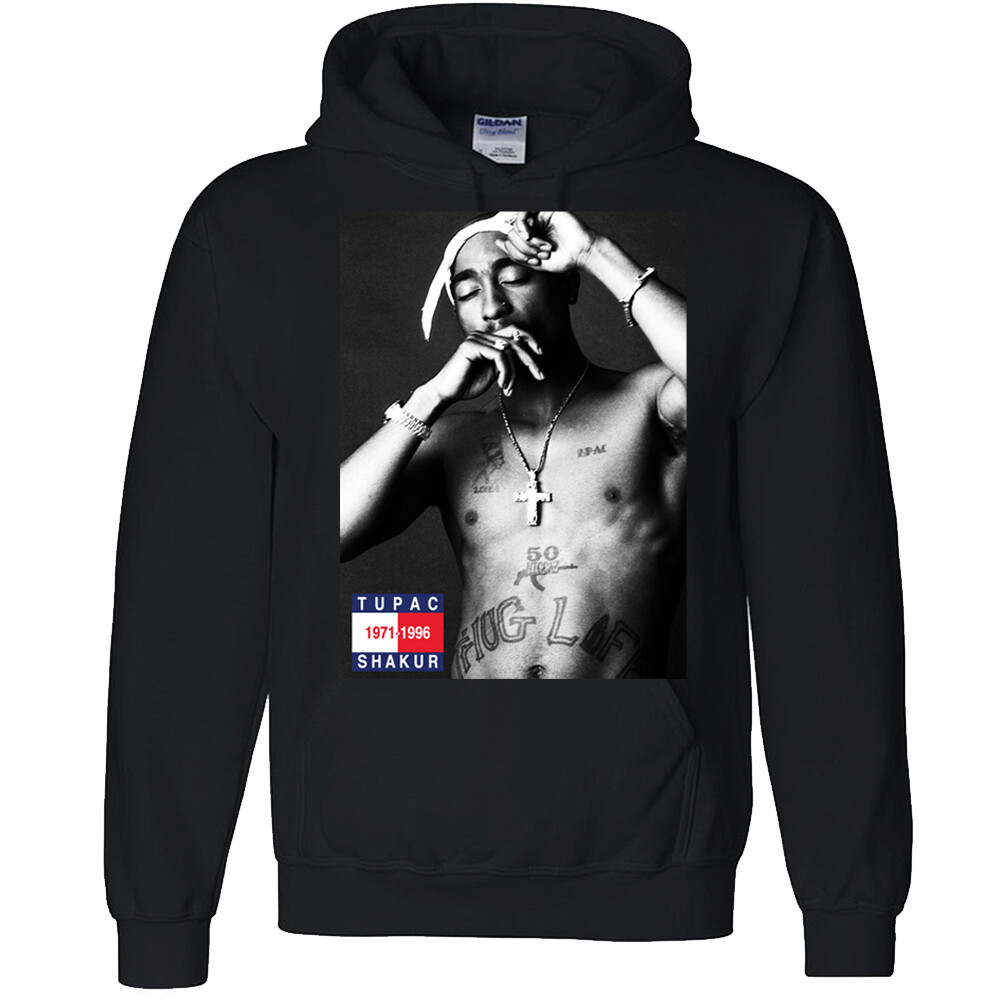 Thug life Tupac inspired Hoodie Rap Legend 2Pac 90s Hip Hop