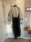 Vtg 80s 90s Ski Suit One piece Snowsuit OSSI retro Black Silver Gray Ladies Med — photo 7