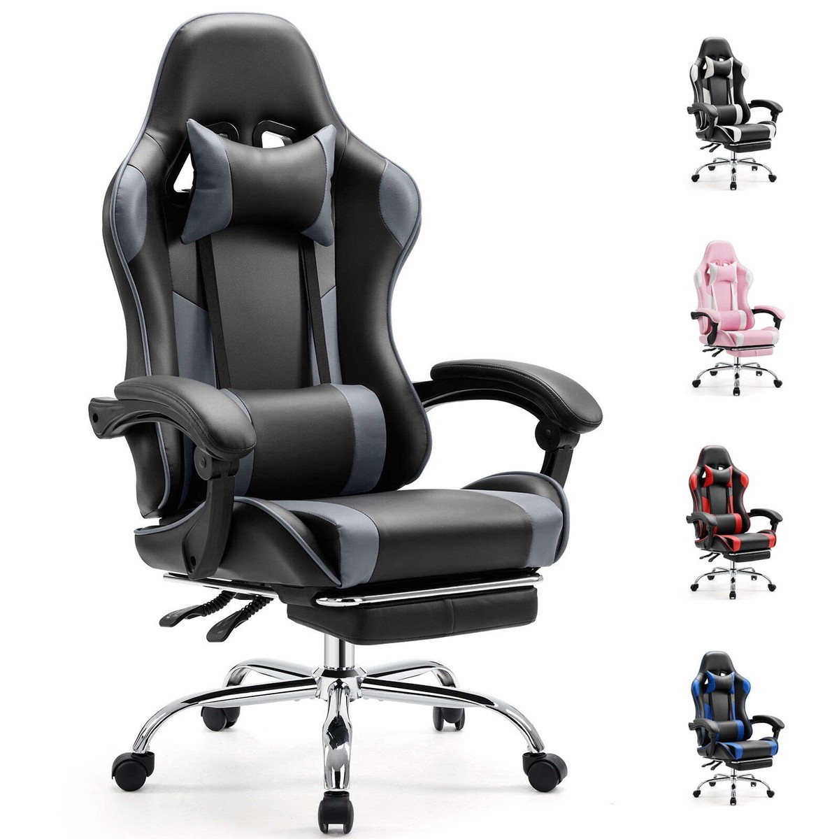 Computer Chair With Homall Gaming Chair Walmart Homall Gaming