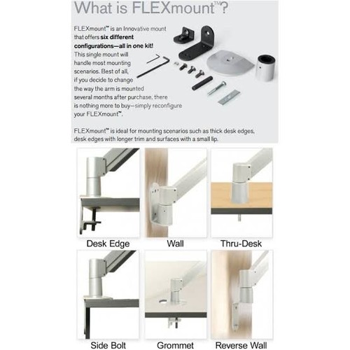 Innovative 7000 Flexible Flat Panel Radial Arm - 23.4" Reach ( Monitor Arm ) - Picture 8 of 8