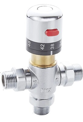 Gangang Tempcontrol G1/2 Solar Energy Brass Thermostatic Water Mixing Valve bx76