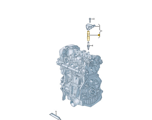 Connecteur de bougie d'allumage 06H905199C pour Volkswagen Arteon 3H7